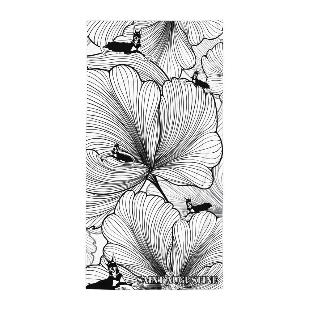 Saint Augustine "Poppy" Towel