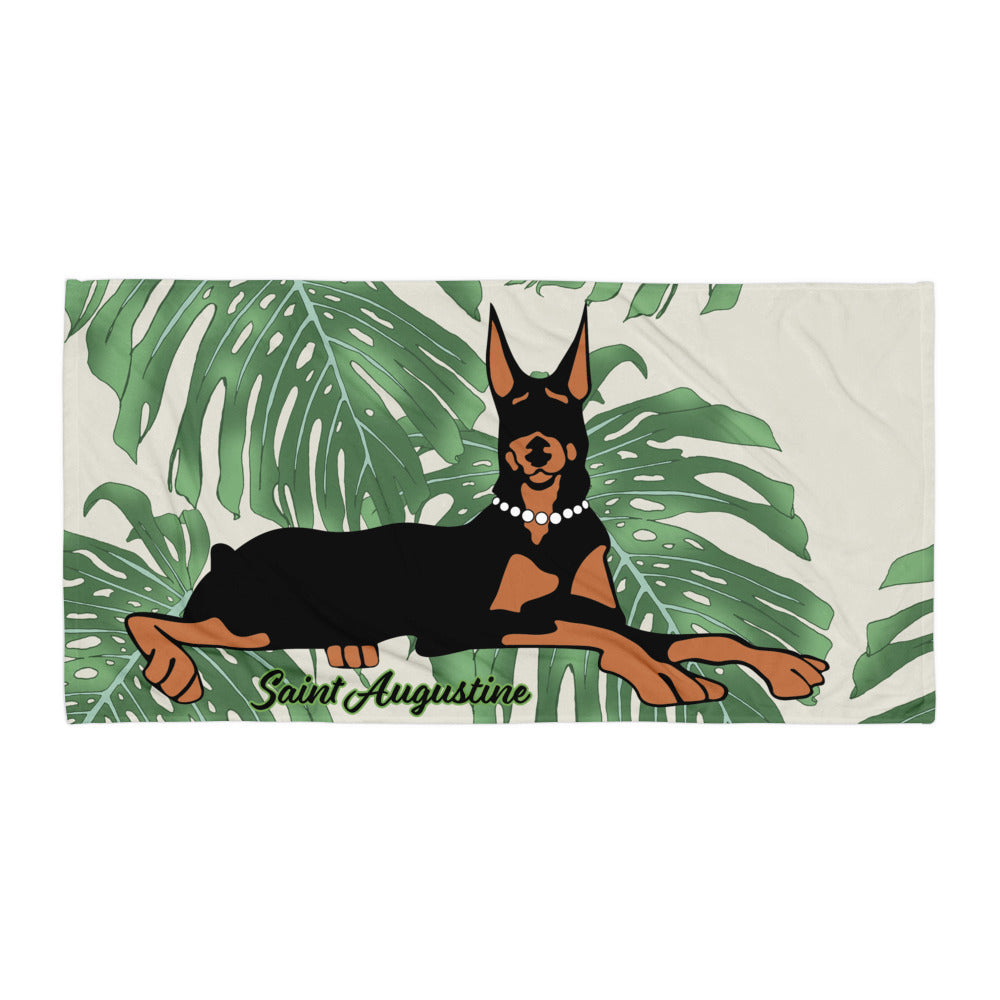 Saint Augustine "Split-Leaf" Towel